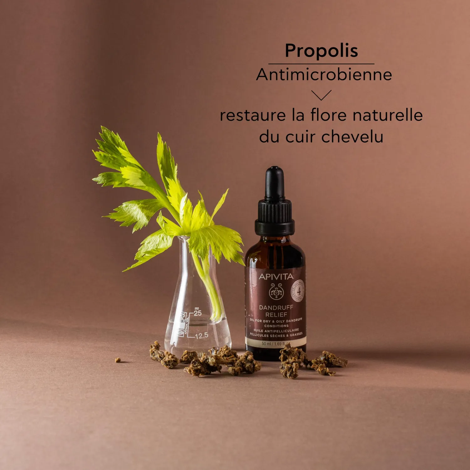 Apivita Antipelliculaire Apaisante huile capillaire 50ml propolis