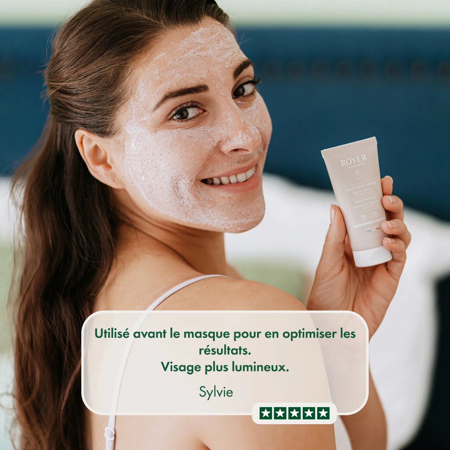 Royer exfoliant visage bave d'escargot bio micro-grains