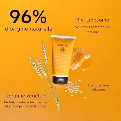 Apivita Keratin Repair après-shampooing miel 150 ml
