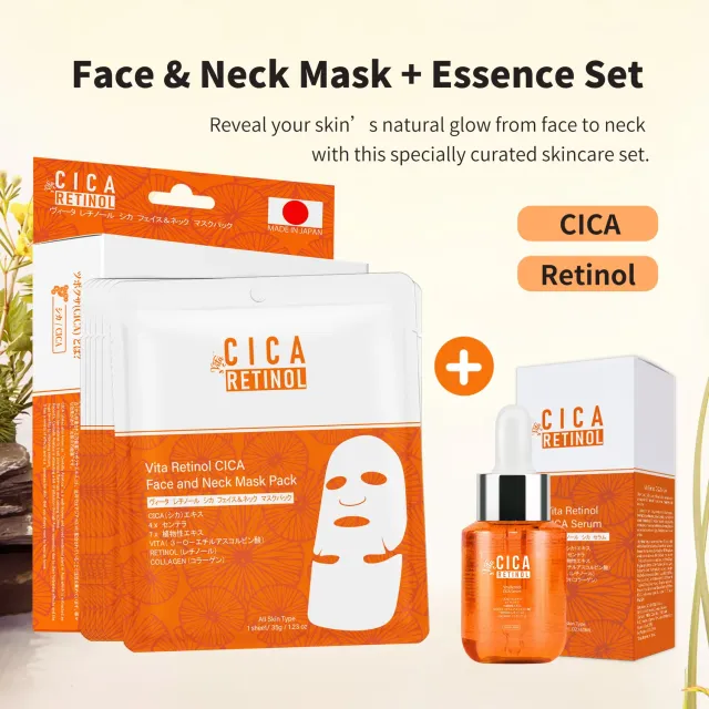 Mitomo Dual Care LMT-CC050+CC035 coffret visage cou rétinol