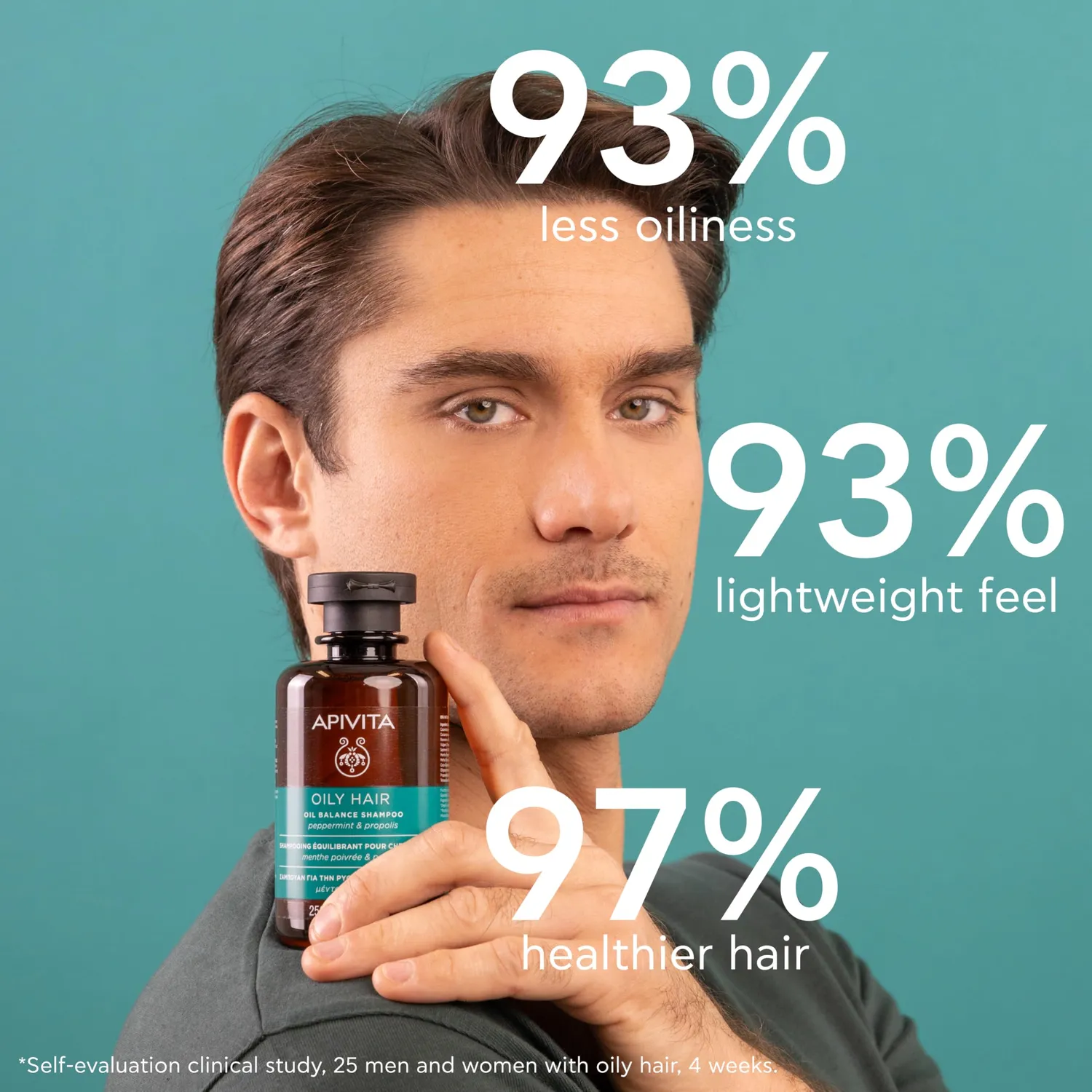 Apivita Balance shampooing menthe propolis cuir chevelu gras
