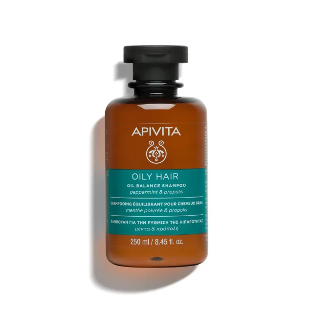 Apivita Balance shampooing menthe propolis cuir chevelu gras