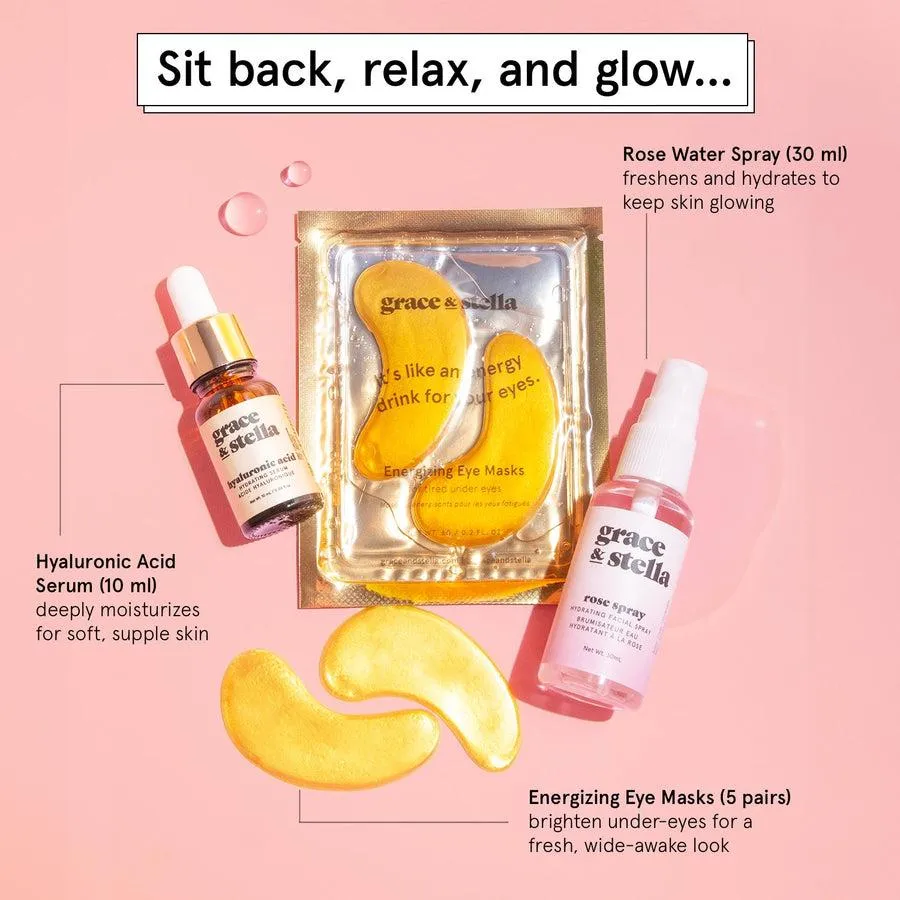 Grace & Stella Dew-Tox Chill coffret soin 3 pièces éclat