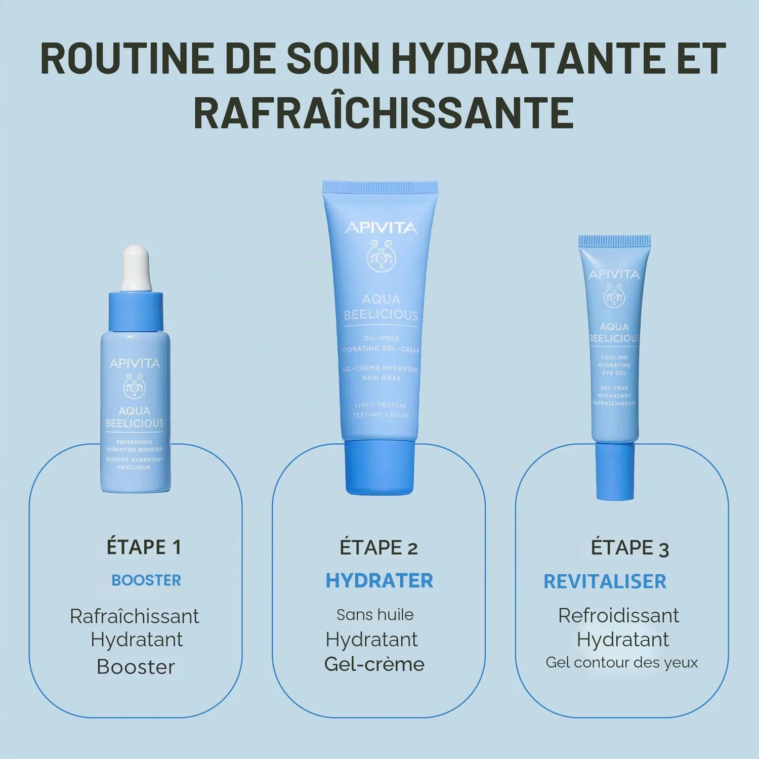 Apivita Aqua Beelicious gel-crème visage 40 ml matifiante