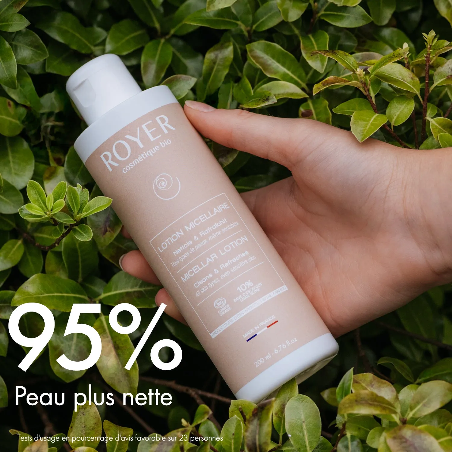 Royer duo lait démaquillant + lotion micellaire 10% bio