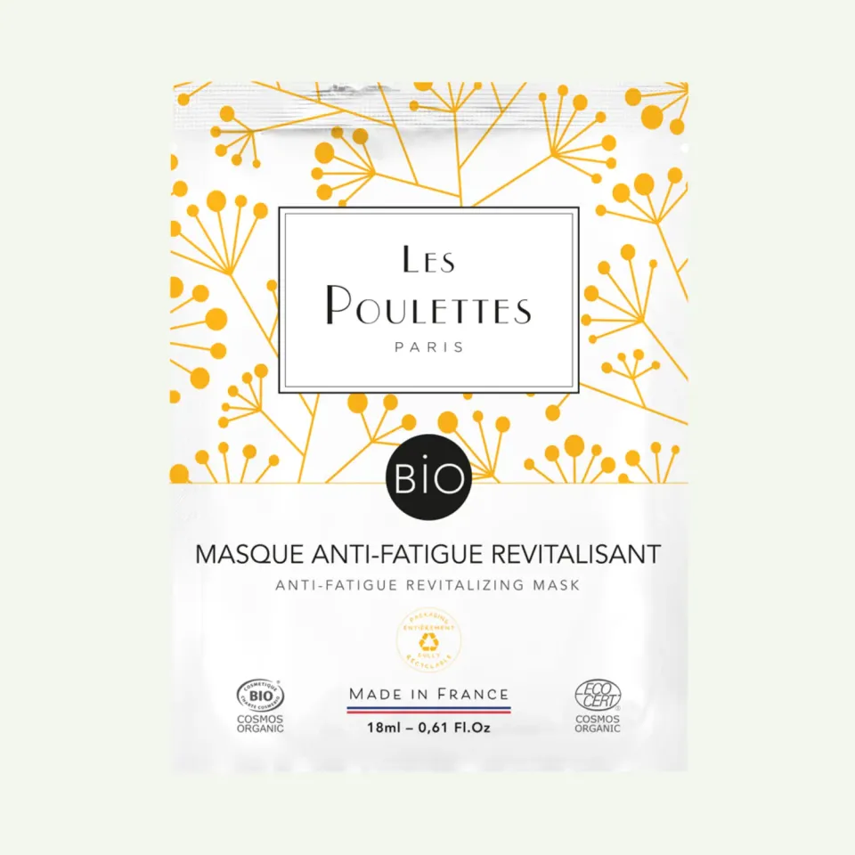 Les Poulettes Masque Anti-Fatigue visage pamplemousse unidose