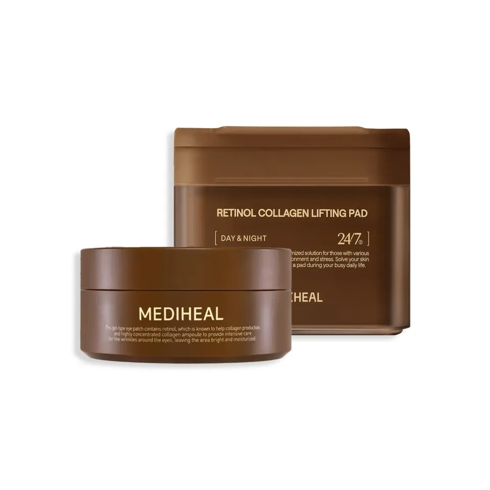 Mediheal Retinol Collagen coffret pads 100 + patchs liftant