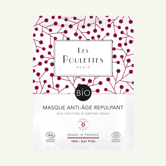 Les Poulettes Cure Intensive Anti-Âge Repulpant 7 masques aloe vera