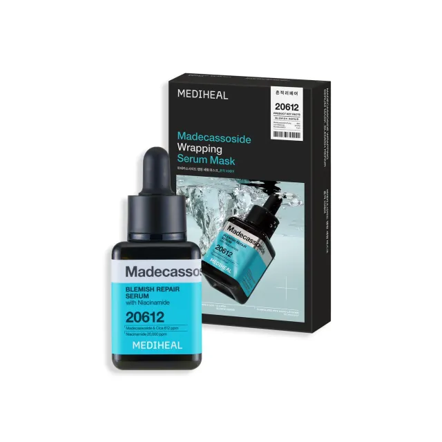 Mediheal Madecassoside Duo sérum + masque imperfections