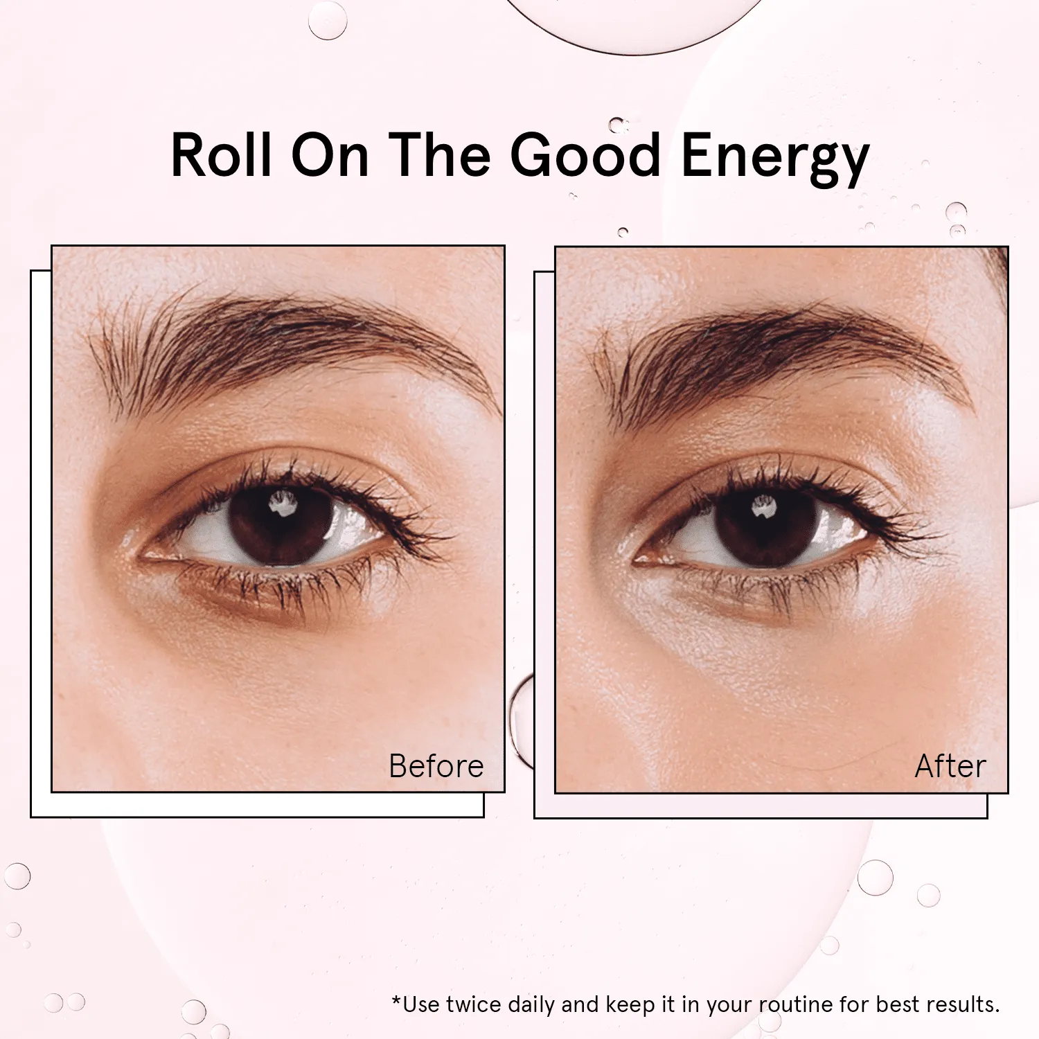 Grace & Stella Moisturizing Eye Roller soin yeux quartz rose