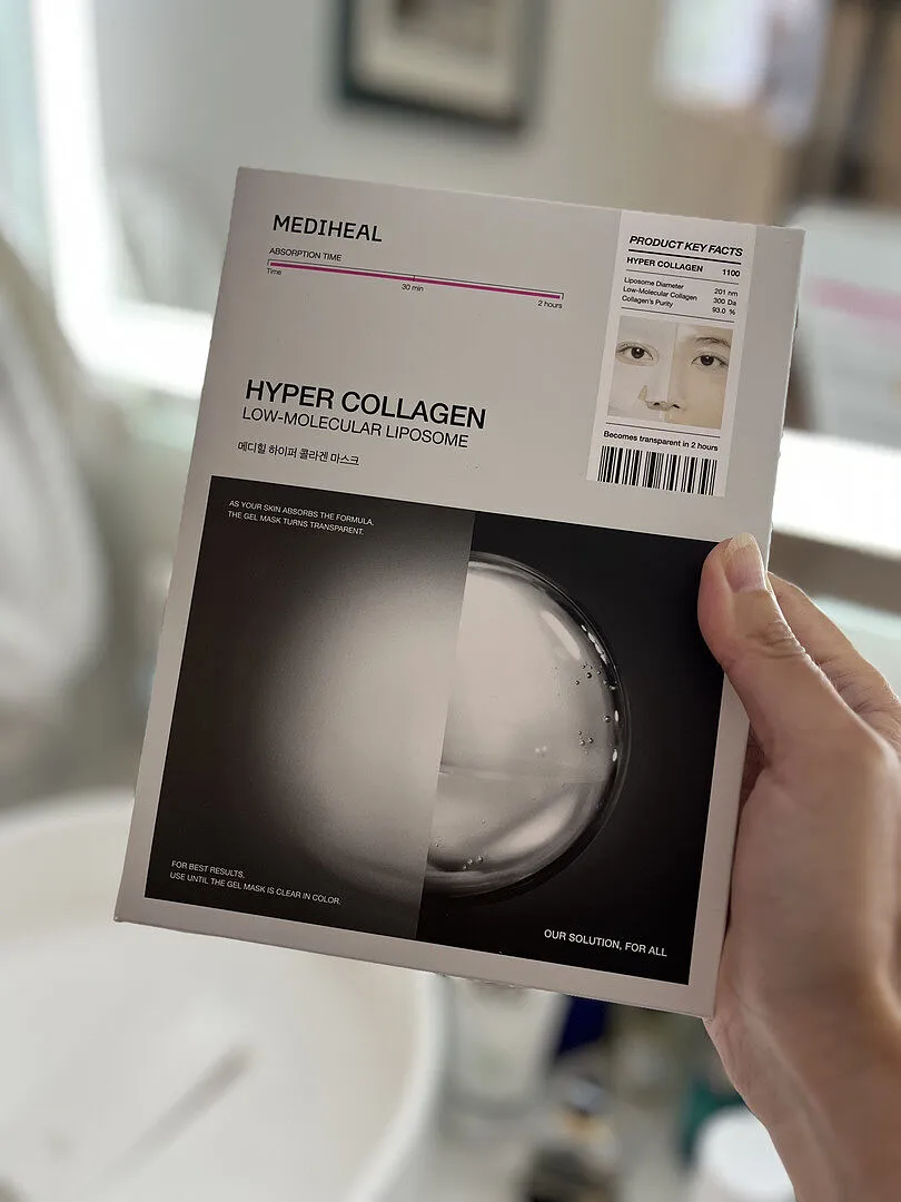 Mediheal Hyper Collagen masque gel visage 4 patchs raffermissant
