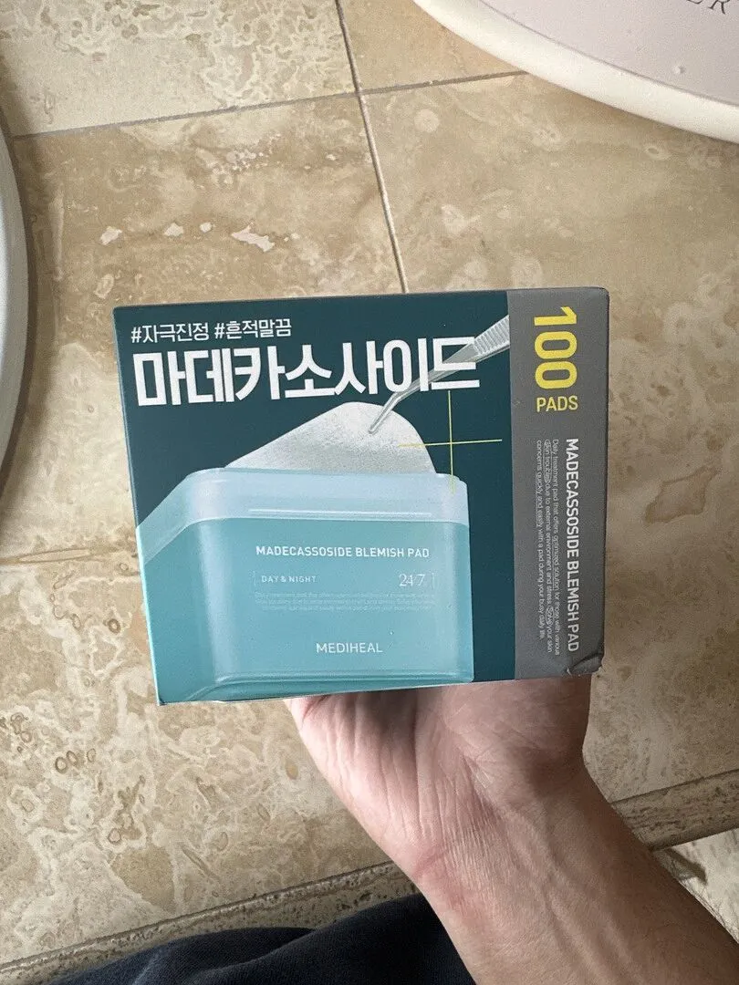 Mediheal Madecassoside Pad toner 100 pads peau sensible
