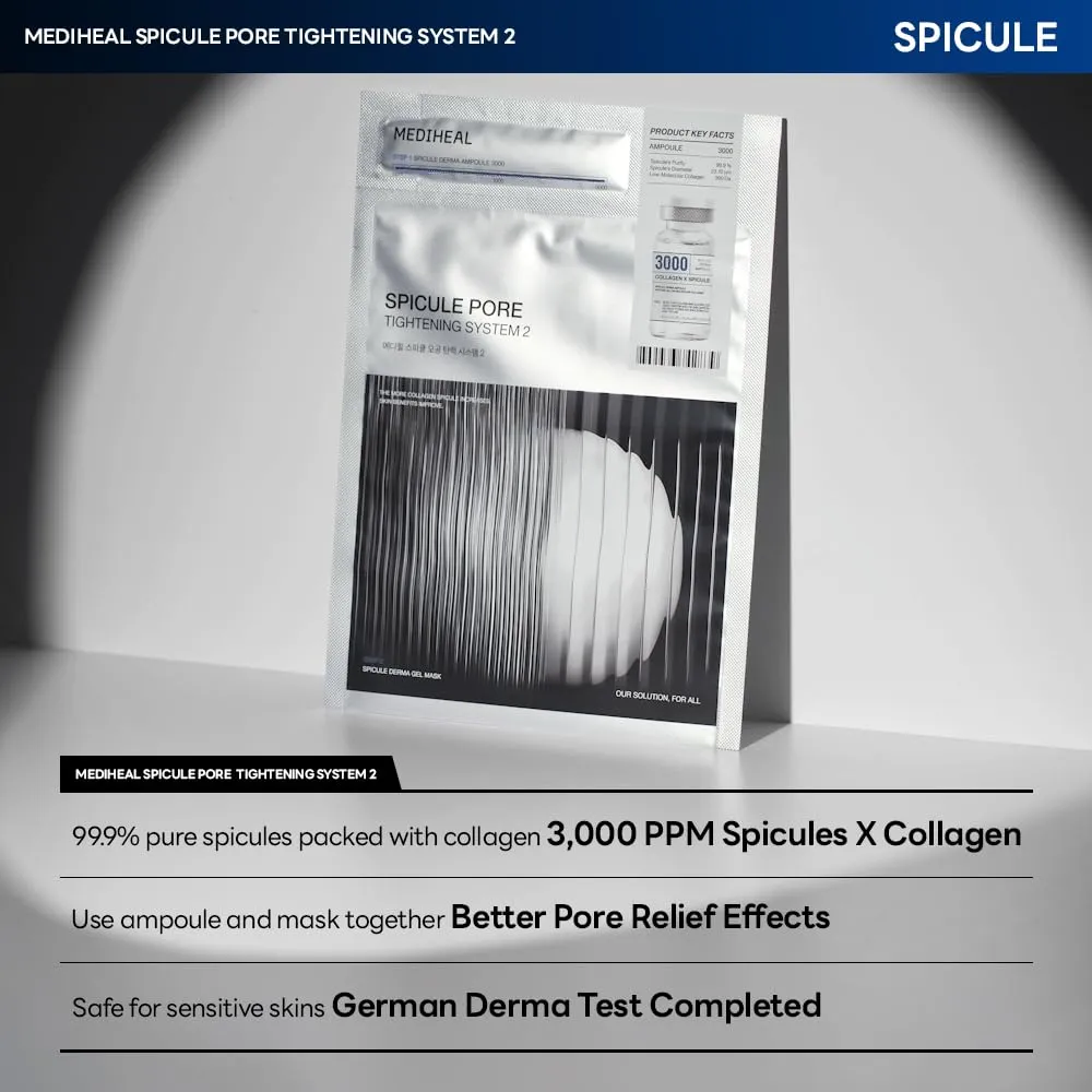 Mediheal Spicule Pore Tightening System 2 masque 4 pièces pores