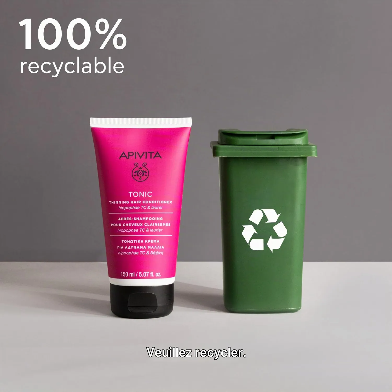 Apivita après-shampooing chute 150 ml argousier volume