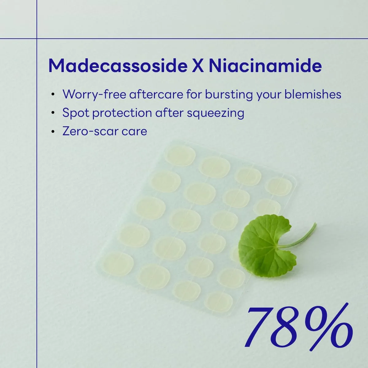 Mediheal Derma Clear Madecassoside patch bouton 44 patchs