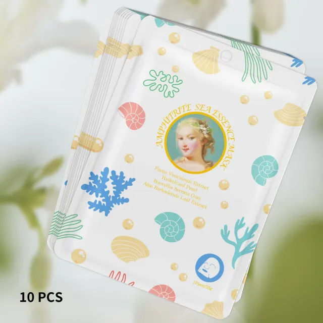 Mitomo Amphitrite 303 masque visage mer 10 pièces