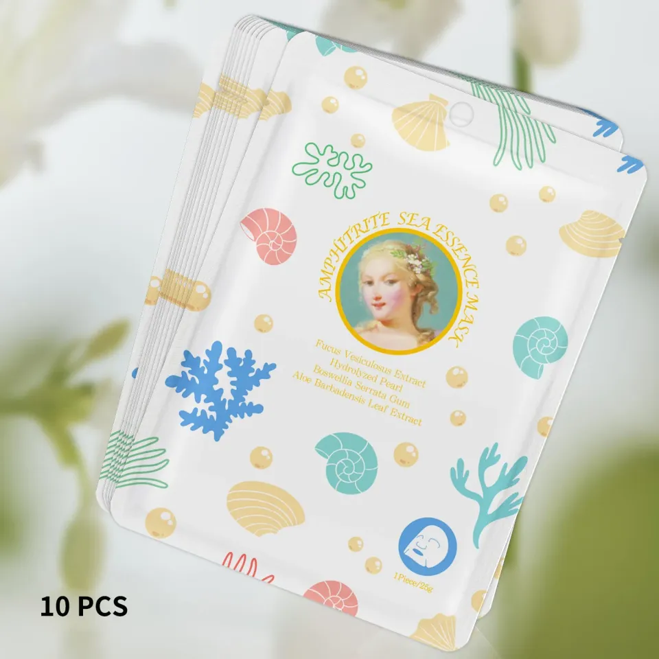 Mitomo Amphitrite 303 masque visage mer 10 pièces