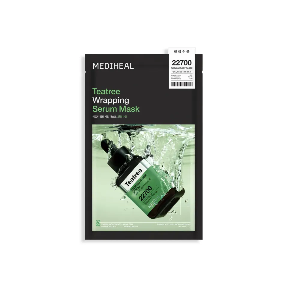 Mediheal Teatree masque wrapping apaisant x10 pureté