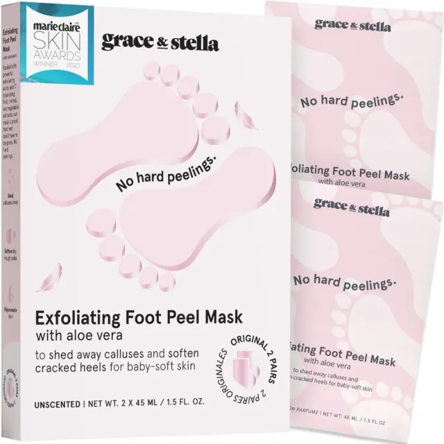 Grace & Stella Foot Peel masque pieds Original 2 paires