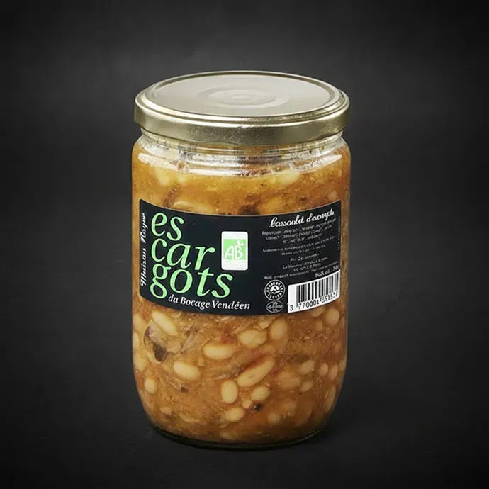 Maison Royer cassoulet escargots mogette vendéenne bio