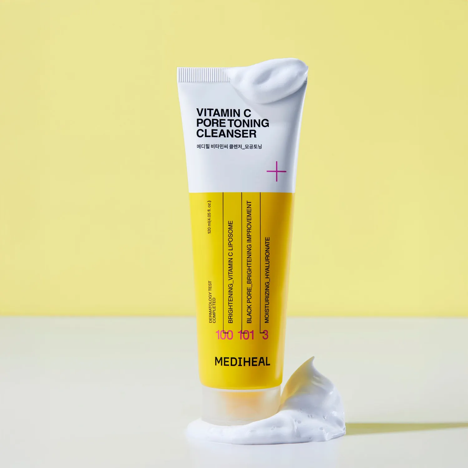 Mediheal Vitamin C Pore Toning nettoyant visage 120 ml éclat
