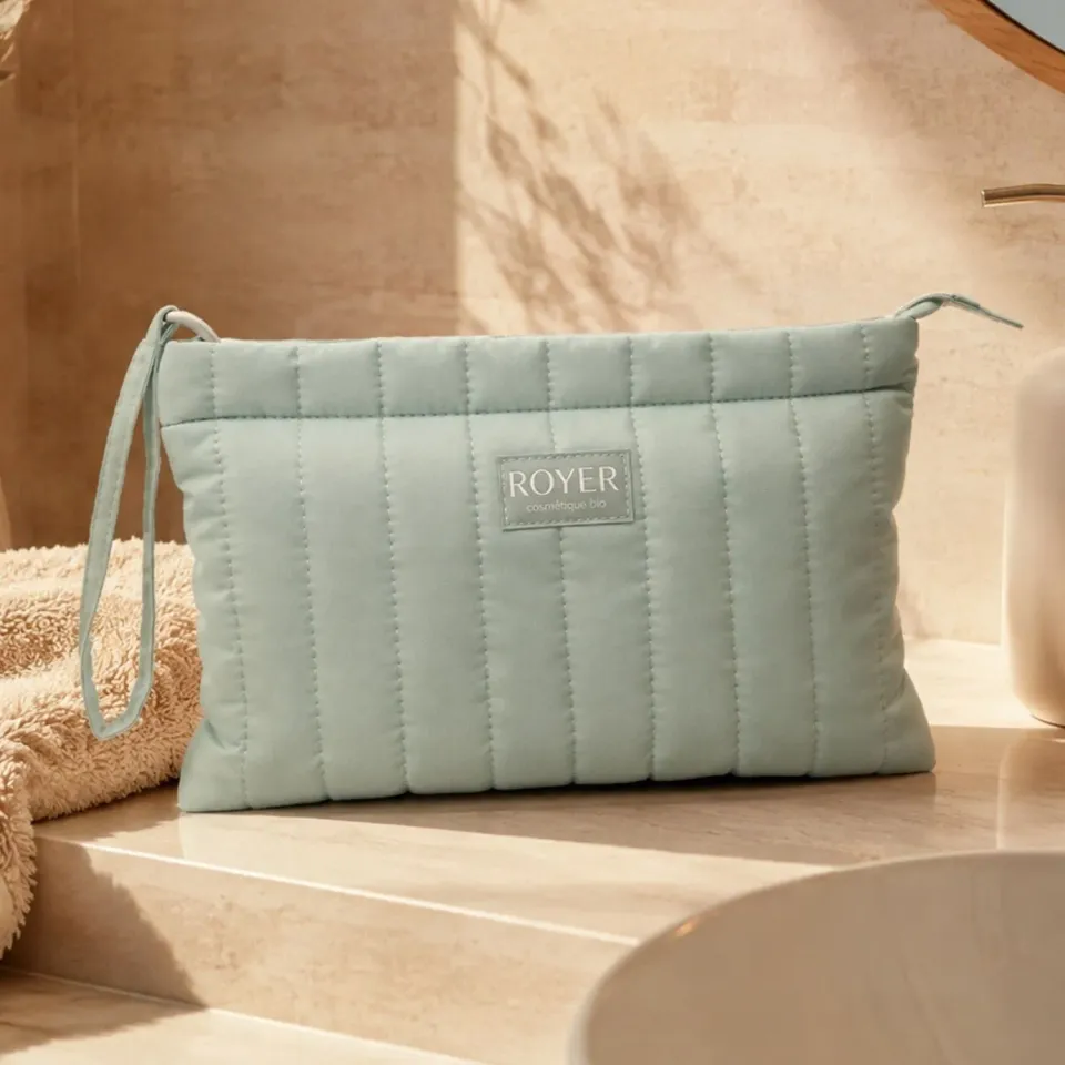 Royer Cosmétique trousse plate molletonnée 25x17 cm spirale