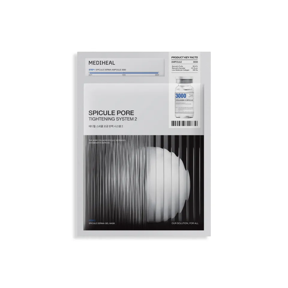 Mediheal Spicule Pore Tightening System 2 masque 4 pièces pores
