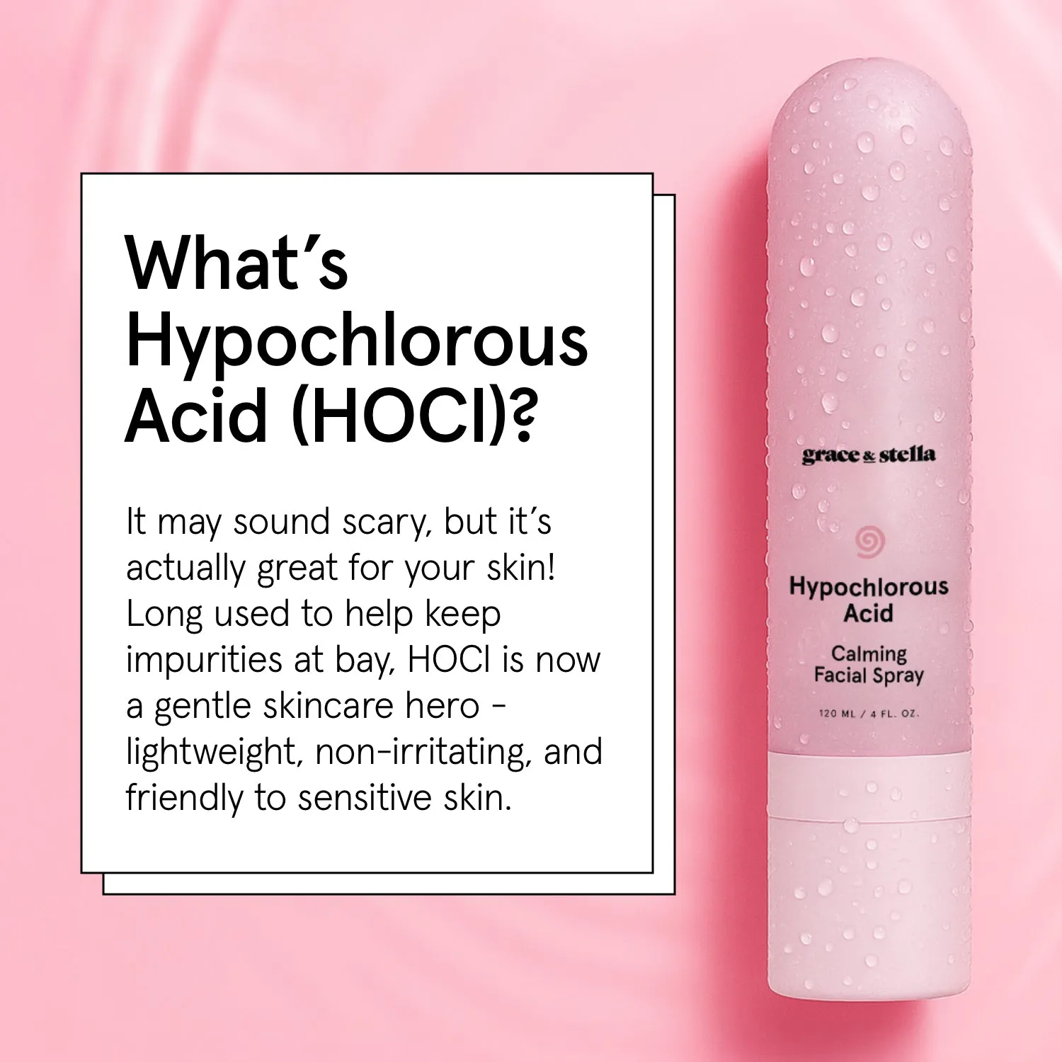 Grace & Stella Hypochlorous Acid brume visage 60 ml