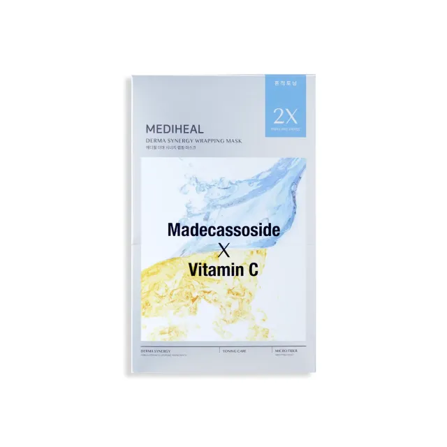 Mediheal Derma Synergy Wrapping Mask Toning éclat 10 pcs