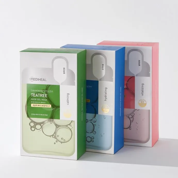 Mediheal N.M.F Nude Gel Mask masque visage 10 pièces hydratant