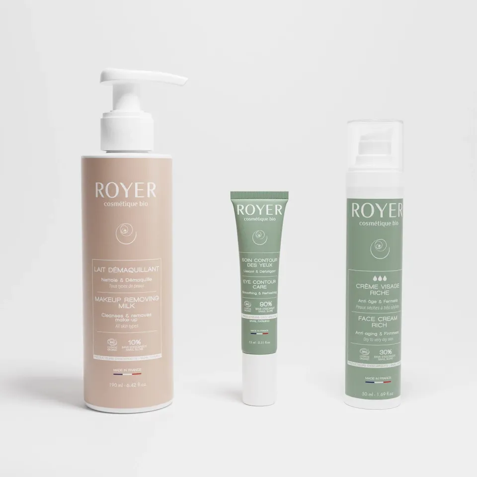 Royer Routine anti-âge fermeté bave escargot 3 soins