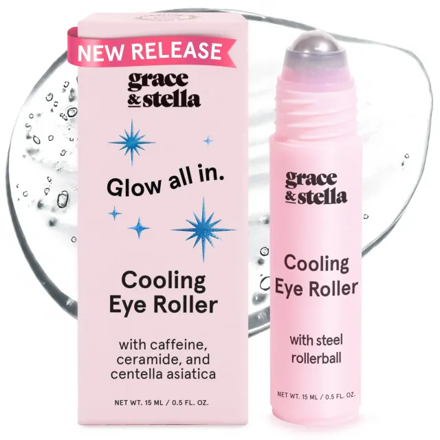 Grace & Stella Cooling Eye Roller soin yeux caféine