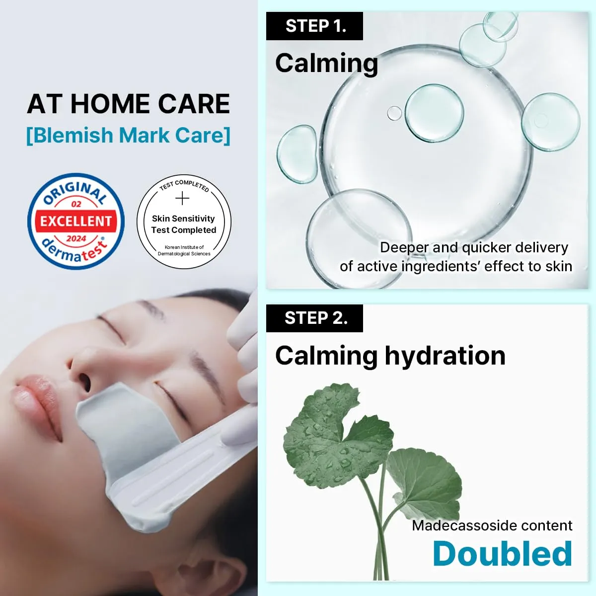 Mediheal Derma Modeling Pack Madecassoside masque apaisant kit