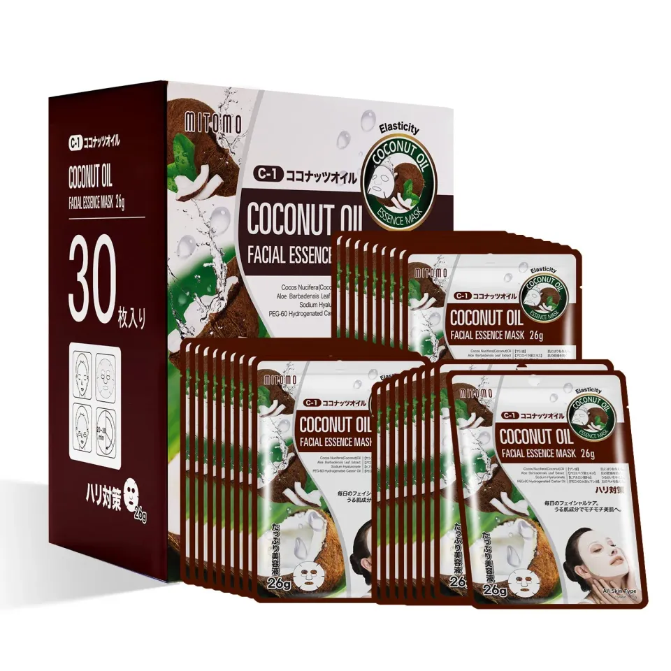 Mitomo Natural 512 masque tissu coco 30x26g élasticité