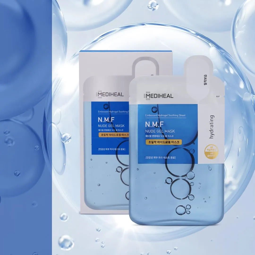 Mediheal N.M.F Nude Gel Mask masque visage 10 pièces hydratant