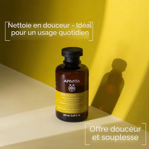 Apivita Shampooing doux quotidien usage fréquent 250 ml