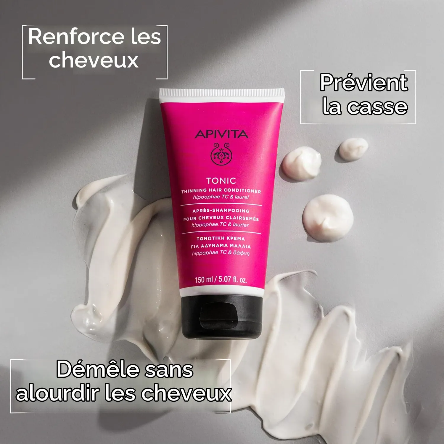Apivita après-shampooing chute 150 ml argousier volume