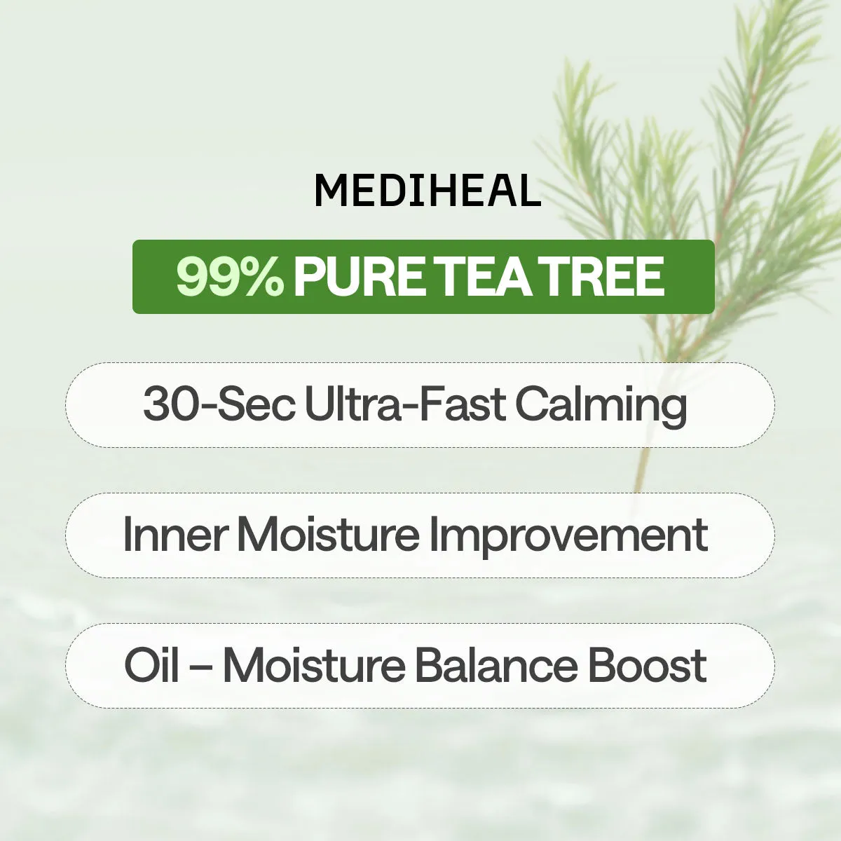 Mediheal Teatree Essential Mask masque visage apaisant tea tree