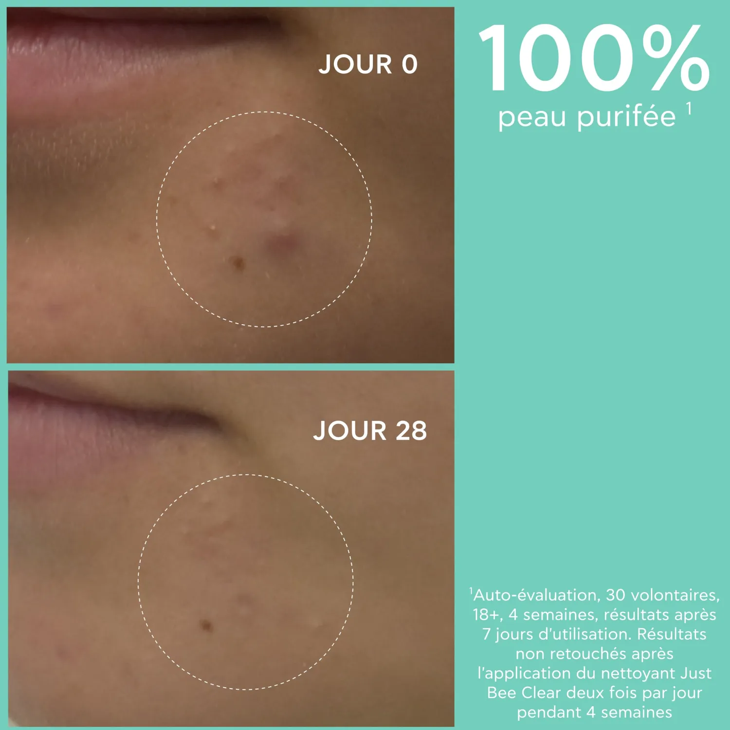Apivita Just Bee Clear gel nettoyant propolis 200ml anti-boutons