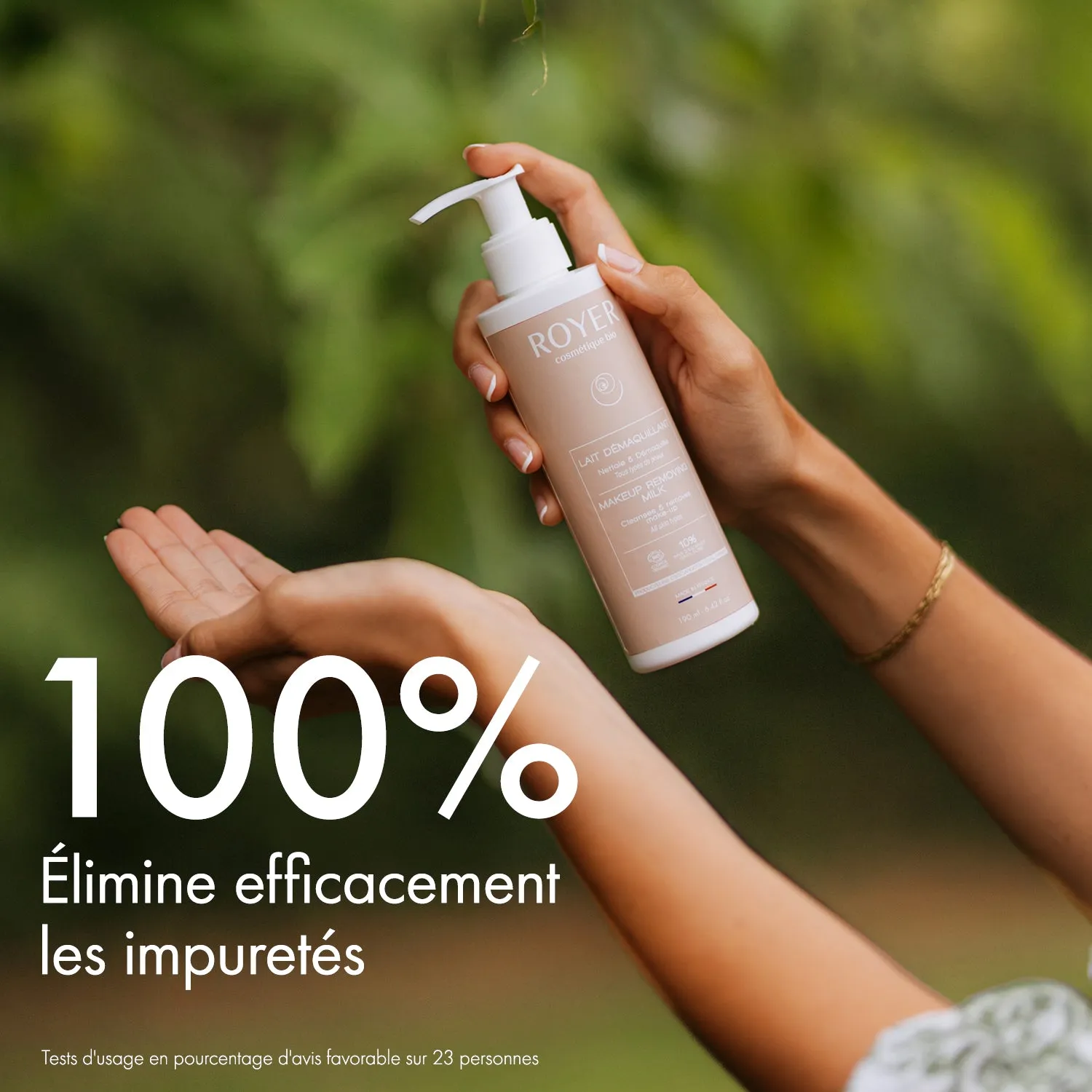 Royer Cosmétique lait démaquillant visage bave d'escargot 10%