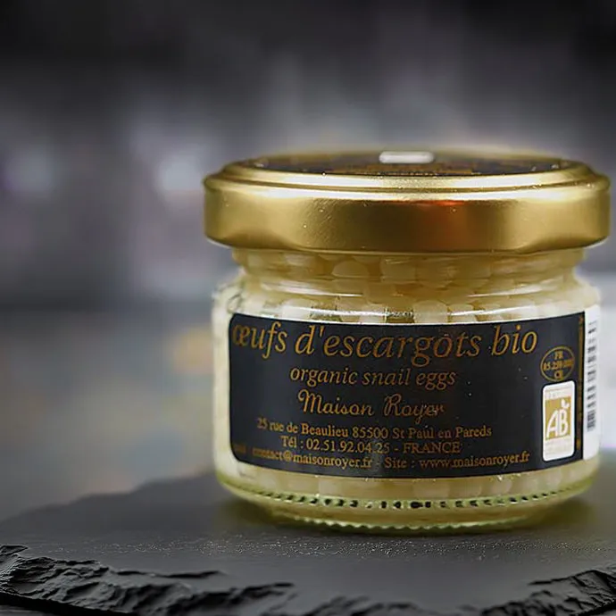 Maison Royer œufs d'escargots bio caviar 50g perles