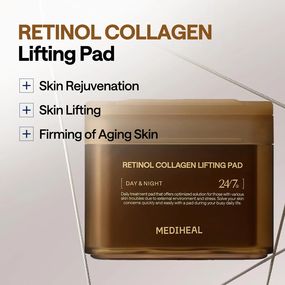 Mediheal Retinol Collagen Lifting pads visage 100 pcs lift