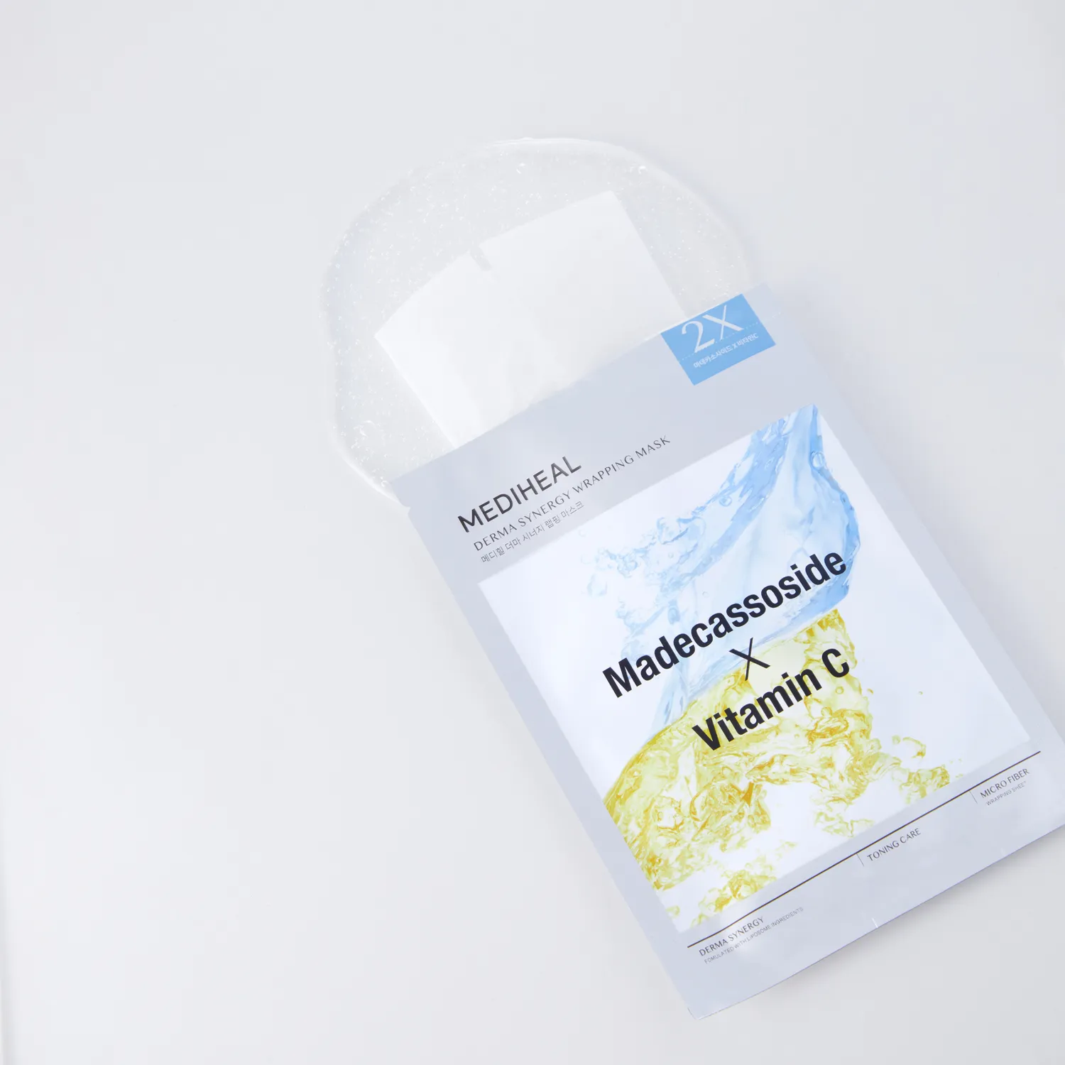Mediheal Derma Synergy Wrapping Mask Toning éclat 10 pcs