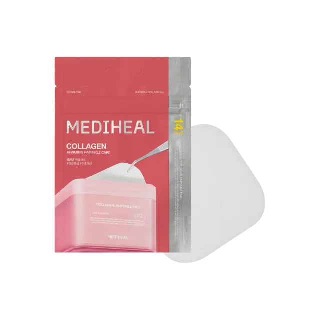 Mediheal Collagen Ampoule Pad pads toniques 14 pcs voyage