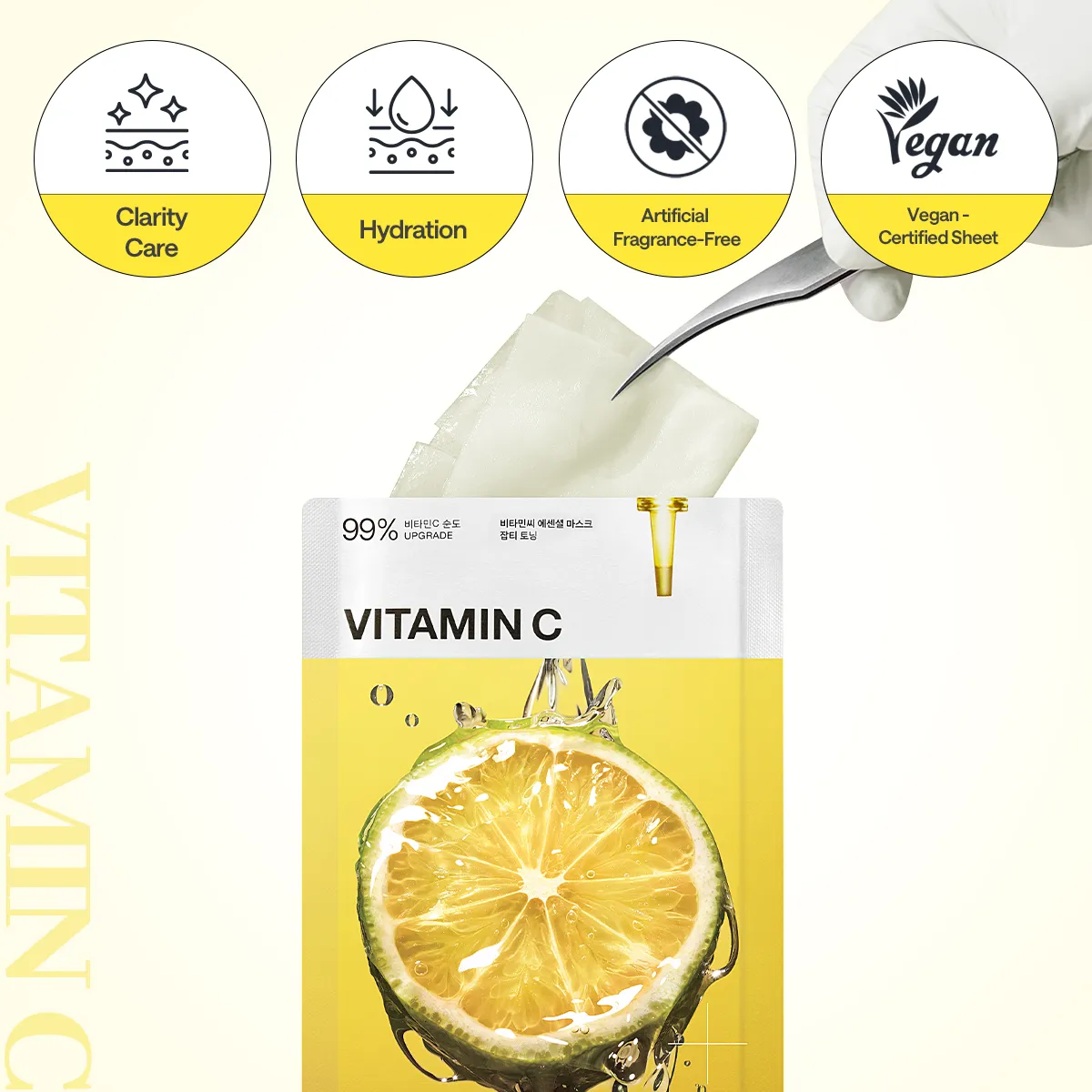 Mediheal Vitamin C Essential masque visage teint lumineux vitamine C