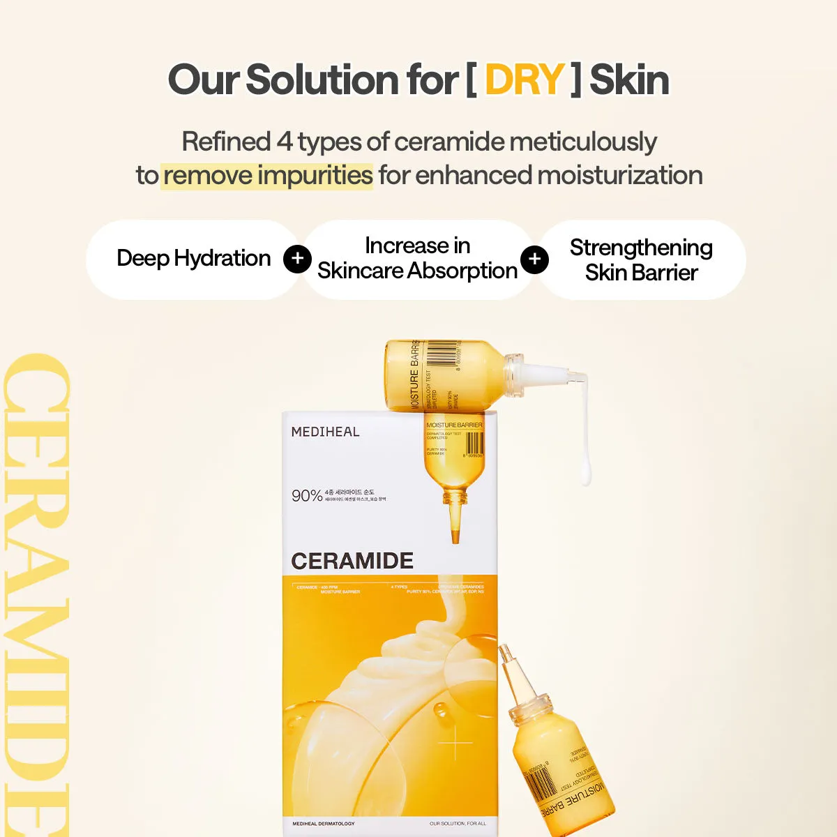 Mediheal Ceramide Essential Mask masque visage hydratant