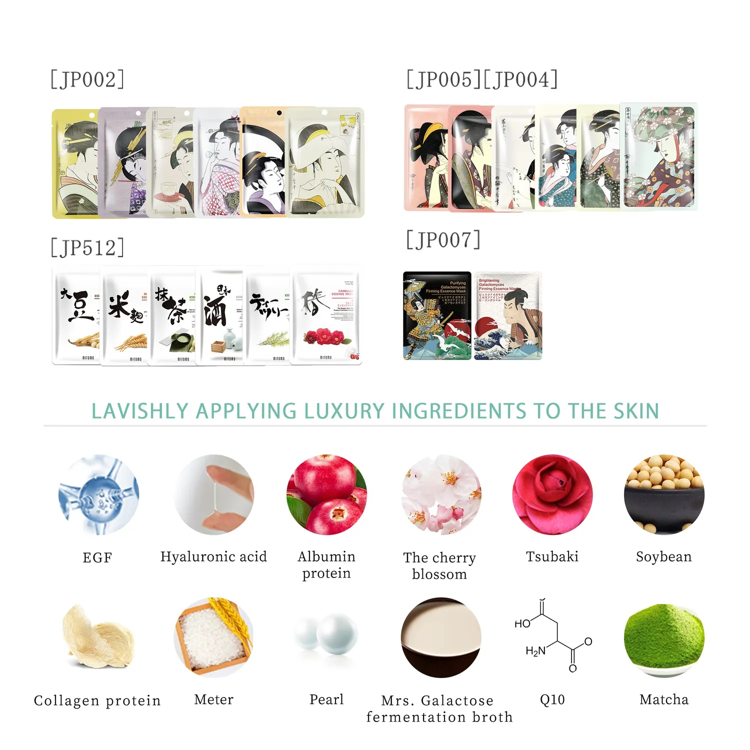 Mitomo HS Magic Box masque visage hydratant 40 pcs