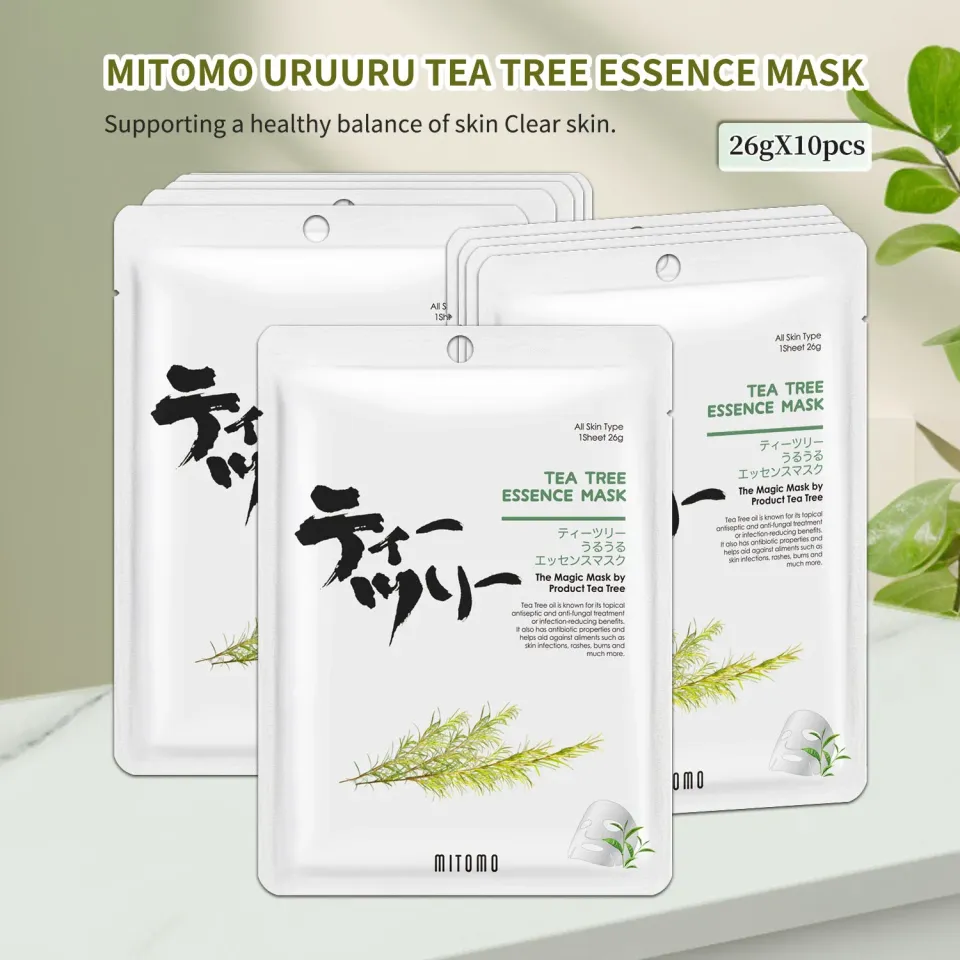Mitomo Tea Tree masque tissu purifiant peau nette