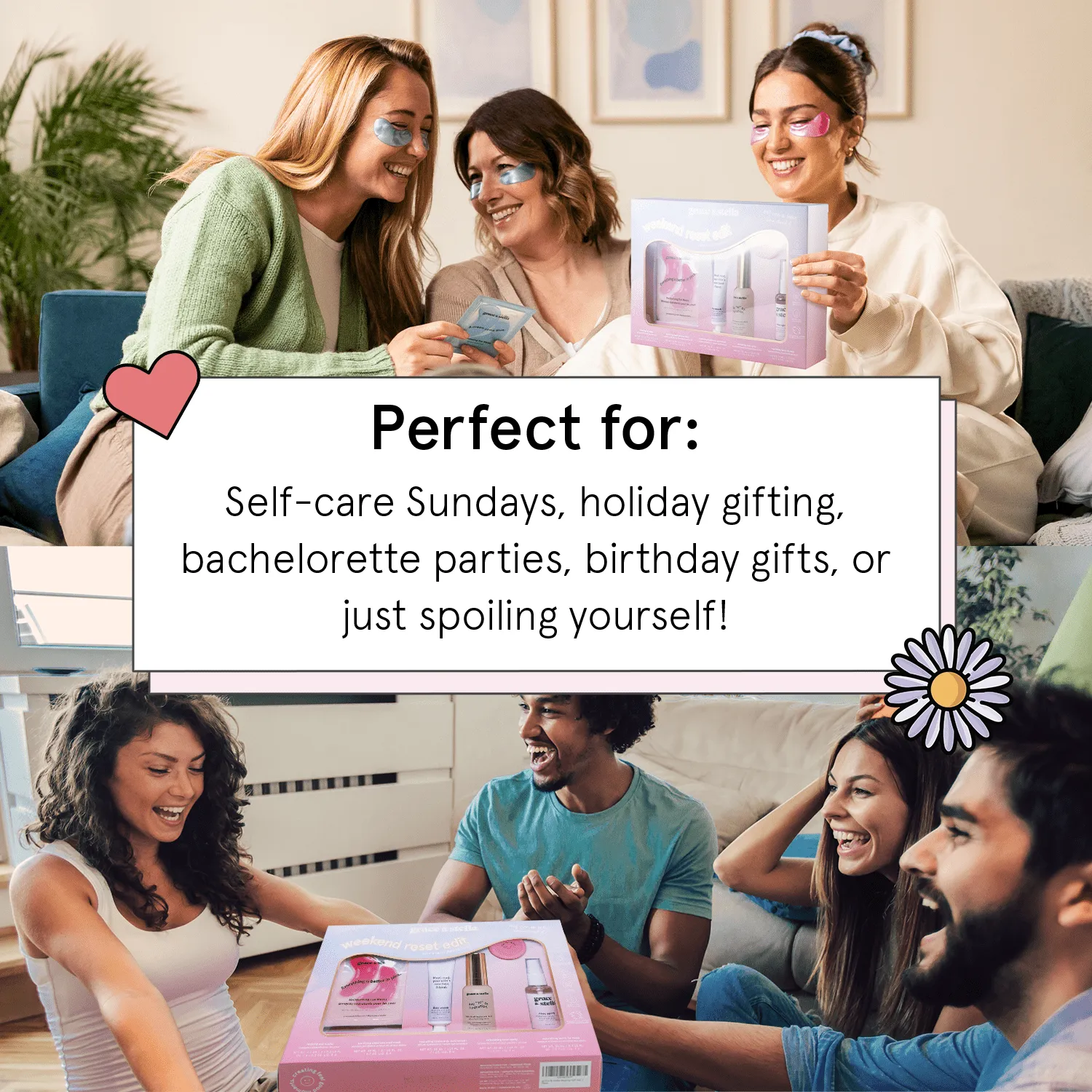 Grace & Stella Weekend Reset Edit coffret regard + sérum