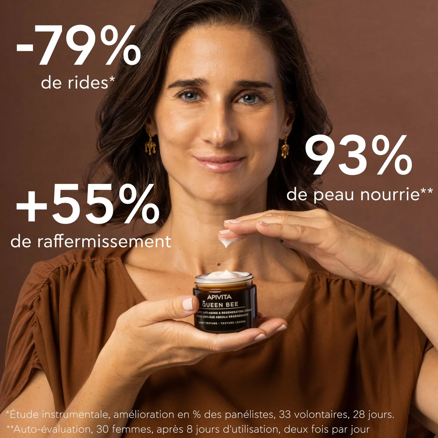 Apivita Queen Bee crème visage 50ml légère fermeté
